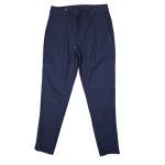 Mens Linen Trousers In Navy - Navy 40