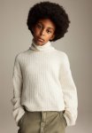 Polo-neck Jumper - Cream