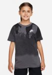 Nike K Nsw Tee Club Sesonl Wsh Aop - Iron Grey black