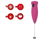 Milex Frother Stick O Cinno With Sprinkle Stencils Colour: Pink