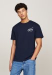 Tommy Hilfiger Tjm Reg Signature Print Tee Ext - Dark Night Navy
