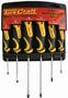 Tork Craft Screw Driver Set 6 Piece with Wall Mountable Rack Ph Sl