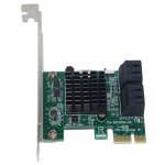 PCI Express 4 Port Pci-e X1 X4 X8 X16 Converter Pcie To Sata Expansion Adapter