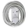 Extension Cord 10AMP 10 Metre White