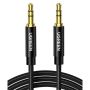 Ugreen 3.5MM Audio Cable Stereo Auxiliary Aux Cord Gold-plated Male To Male Braided Cable - 0.5M Retail Box 1 Year Limited Warranty