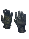 Biker Leather Gloves 1013