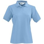 Crest Ladies Golf Shirt Light Blue
