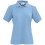 Crest Ladies Golf Shirt - Light Blue
