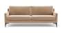 Anna 3-SEATER Couch Velour Matt Beige - Velour Matt Beige