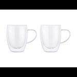 Maxwell & Williams Blend Double Wall Glass Mugs Set Of 2 GU0315