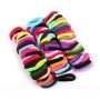 Multicolored Hair Ties/ponytail Holders For Girls Pack Of 72