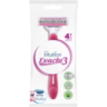 Intuition Exacta 3 Disposable Razors 4 Pack