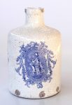 Blue & White Distressed Bottle Vase 32X20CM