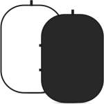 White & Black 150X200CM Folding Collapsible Backdrop