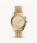 Lexington Chronograph Gold-tone Stainless Steel Woman's Watch MK7378