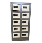 Triple H Display Cool Steel Cell Phone Locker – Ten Door – CELLOCK10