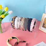 1PC Headband Holder Clear Headband Organizer Acrylic Hair Hoop Display Stand Hairband Rack Holder Headband Storage Holder For Wo
