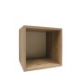 Cube Storage Box Oak W35.6D35.6H35.6CM