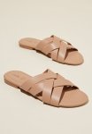 Cotton On Cici Cross Over Sandal - Beige Pink