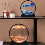 Round 3D Moving Sand Art Frame Hook