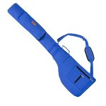 Akozlin Portable Golf Club Carry Bag Foldable Small Golf Bag Holds 8-10 Clubs Lightweight Sunday Golf Bag With Shoulder Strap Fo