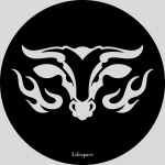 Lifespace "lifespace Bull" Drinks Coasters - Set Of 6