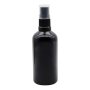 100ML Black Glass Aromatherapy Bottle With Spritzer - Black 18/410