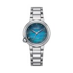 Eco-drive Ladies Mother Of Pearl Stainless Steel