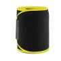 Neoprene Premium Waist Trimmer Weight Loss Exercise Belt - Yellow/black