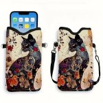 Crossbody Mobile Phone Bag – Stylish Cat CMP4