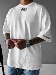 Men's Fashion Print Casual Short Sleeve T-Shirt - Summer Comfortable Round Neck 'NUMBER.1' Loose Fit Street Style - Machine Wash