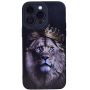 Black Phone Case With Lion King For Iphone 14 Pro