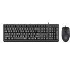 Redragon BS-7543 Wired Keyboard And Mouse Combo - BLACK-RD-BS-7543