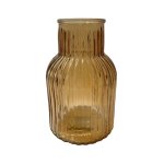 Terra Neck Vase In Gold 11.5X8X20CM