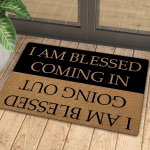 Charming Welcome Door Mat - Non-slip Absorbent Entrance Rug For Home & Kitchen Perfect For Indoor outdoor Use Easy Care 60.96X40