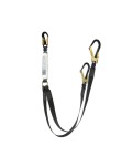 Energy Absorbing Webbing Double Lanyard With PN124 & PN131 1.75M – Composite
