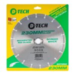 Diamond Blade Segmented Std. 230X22 23MM Screed brick masonry DT20230-1