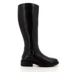 Skylar Leather Rider Boot - Black - 8