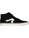 Black And White High Top Sneakers - 2 Black