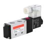 4V210-08 2 Position 5 Way Solenoid Valve Aluminum Alloy 220V Pneumatic