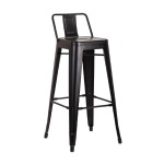 Tolix Kitchen Stool - Red