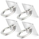 Geeko Universal Silver Ring Smartphone Grip