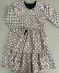 John Lewis Blue Flowers Dress 3 4Y
