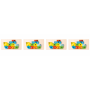 4 Pack - Educational Ship Building Blocks - Multicolour