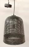 Black Rattan Hanging Light – 47X38CM