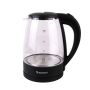 2L Large Capacity Electric Glass Kettle Bpa-free Hot Water Kettle - Black