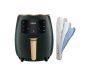 Silver Crest XL Digital Air Fryer Including A Nesting Tongs Set - Green