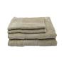 Luxe Collection Towel -440GSM -100% Cotton -2 Guest Towels 2 Bath Towels -pebble