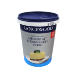 Lancewood Medium Fat Cream Cheese 500G