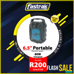 STB-UK-608 Blue 6.5" 1 Portable Speaker Bt usb fm aux